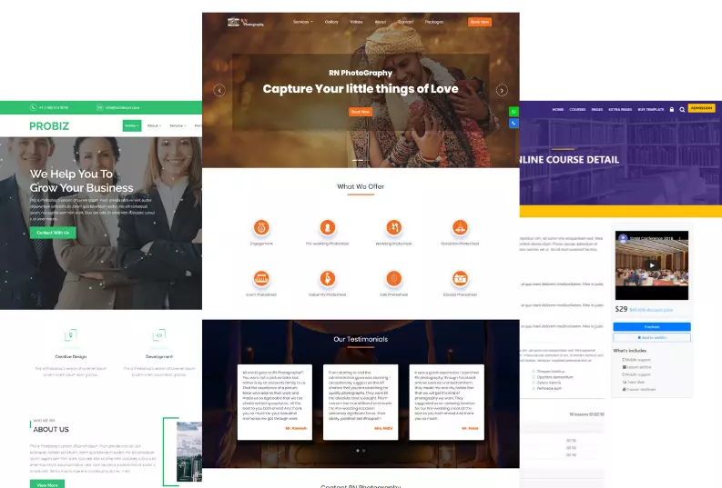 our website products